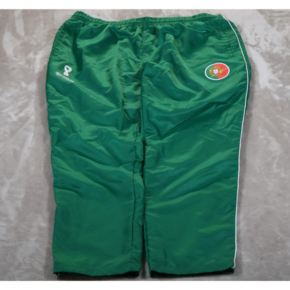 Portugal FIFA World Cup Qatar 2022 Pants Mens 2XL Green Track Bottoms Soccer - Picture 1 of 11